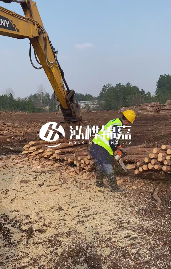 銅陵挖機打木樁專業施工-打松木樁一般算米還是算根?