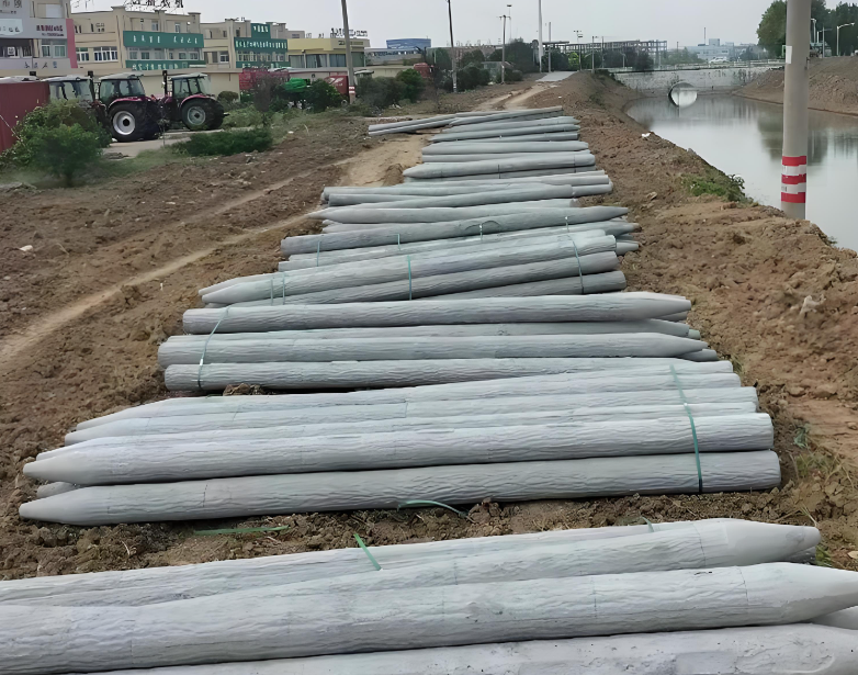 水泥仿木樁施工隊(duì)泓樺錦嘉 - 水泥樁打樁不合格怎么返工?